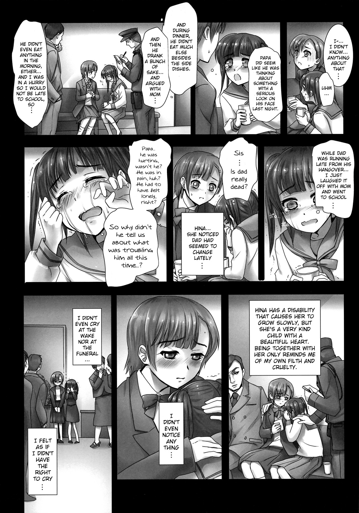 Hentai Manga Comic-I Hate Night. Because Mom's Husband Gets Into My Bed-Read-7